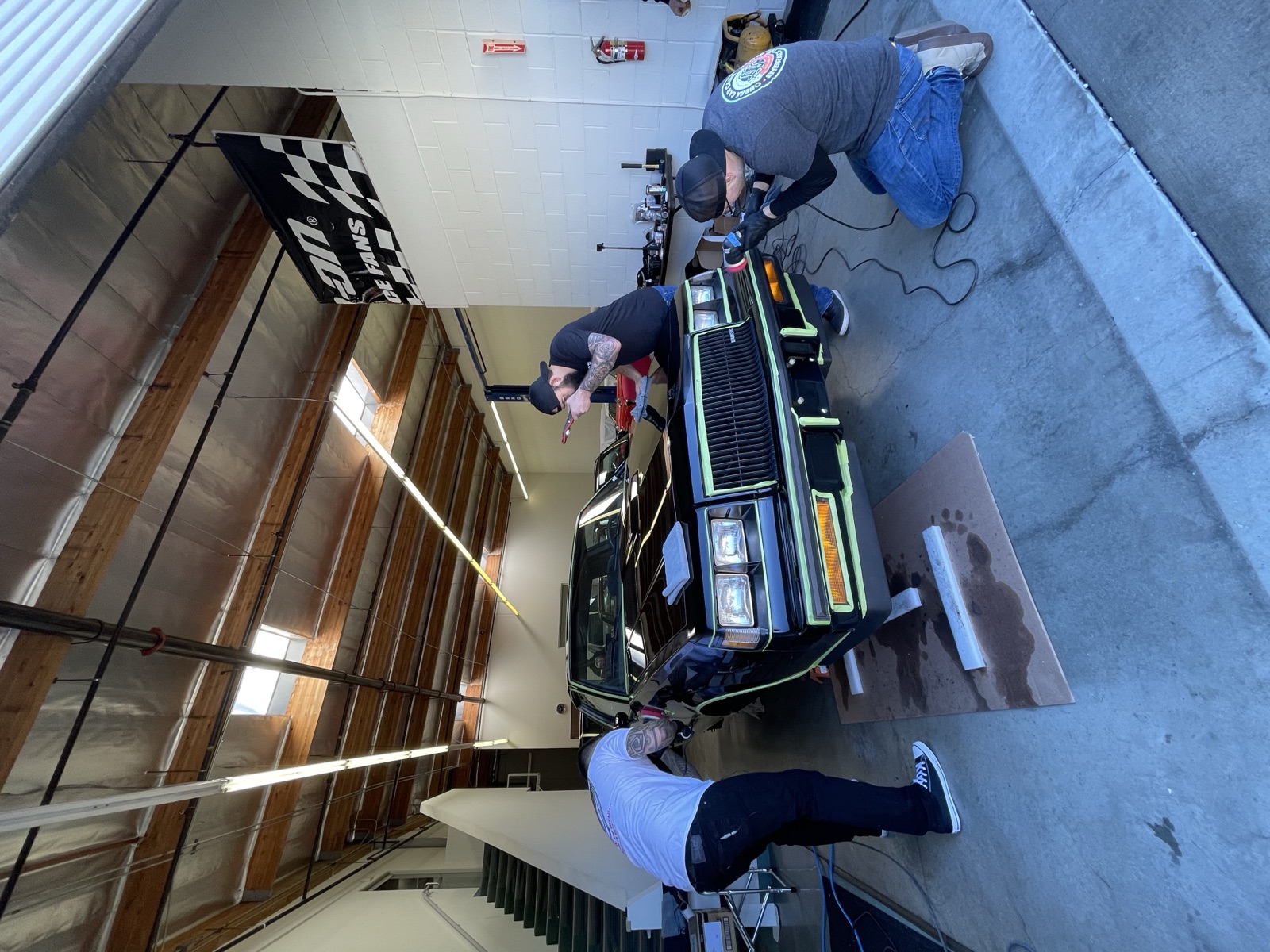 Chicago Auto Pros team working the detail